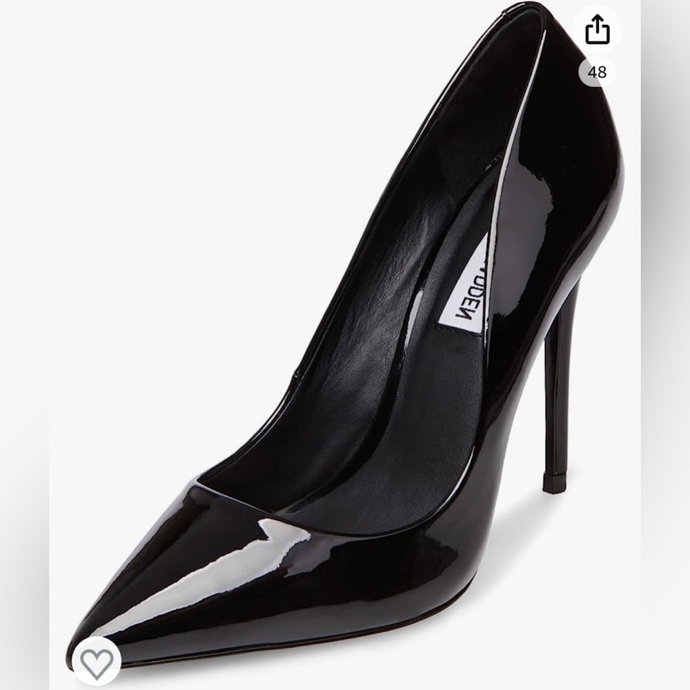 Steve Madden Women's Daisie Dress Pump Black Patent Leather